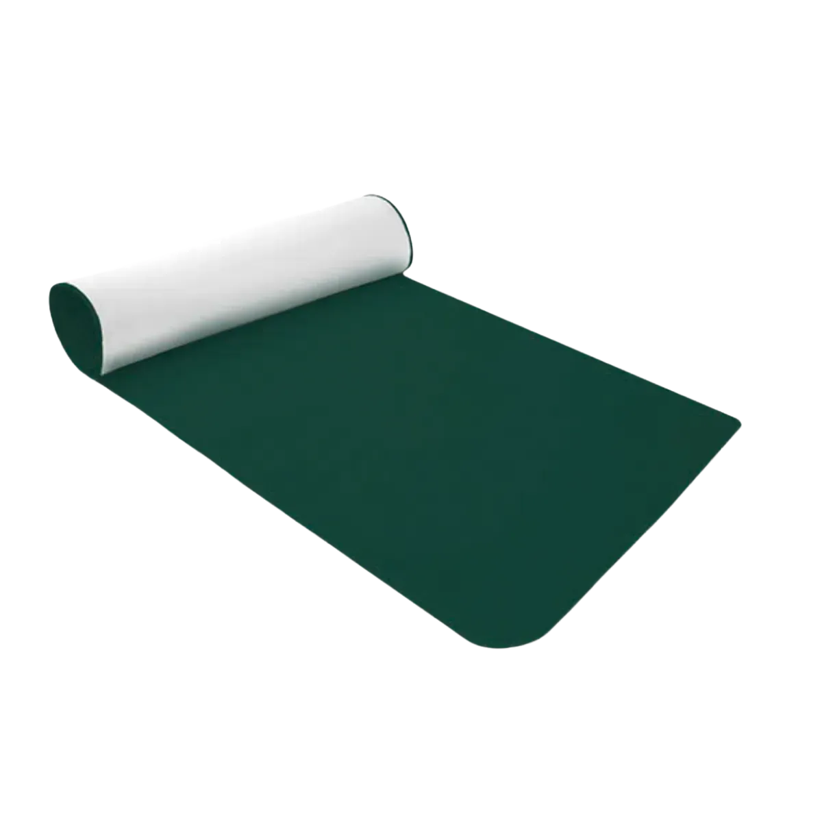 Green carpet runner